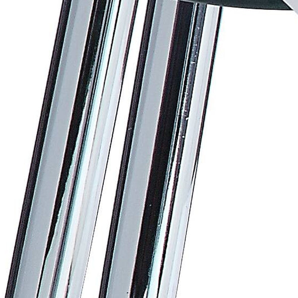 Homeroots 47" White Clear And Silver Wood And Glass Extendable Coffee Table   490767