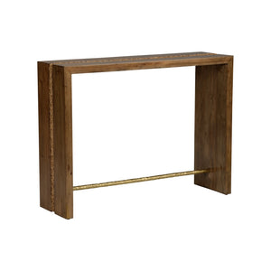 Sayulita Console Brown, Gold 490775-WILDWOOD Wildwood