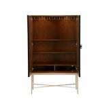 Nevis Bar Cabinet Brown 490789-WILDWOOD Wildwood