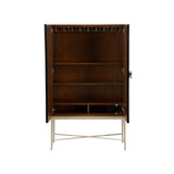 Nevis Bar Cabinet Brown 490789-WILDWOOD Wildwood