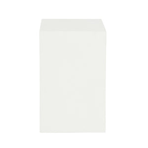 Wildwood Arcade Sculptural End Table With White Gesso Finish — Arch-Inspired Accent For Modern & Classic Homes 490799