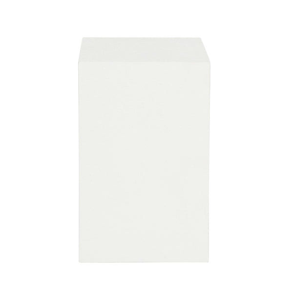 Wildwood Arcade Sculptural End Table With White Gesso Finish — Arch-Inspired Accent For Modern & Classic Homes 490799