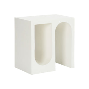 Arcade End Table White/Cream 490799-WILDWOOD Wildwood