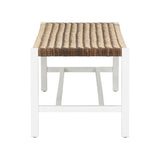 Banco Bench White/Cream, Brown 490809-WILDWOOD Wildwood