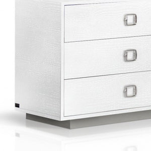 Homeroots 63" White Solid And Manufactured Wood Six Drawer Dresser  Solid And Manufactured Wood 490817