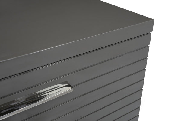 Homeroots 59" Grey Solid And Manufactured Wood Six Drawer Dresser  Solid And Manufactured Wood 490822