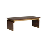 Gion Cocktail Table Brown, Gold 490832-WILDWOOD Wildwood