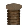 Wildwood Stax Driftwood Ash Pedestal — 40.5" Sculptural Stacked Column Display For Art, Plants, Vases 490849