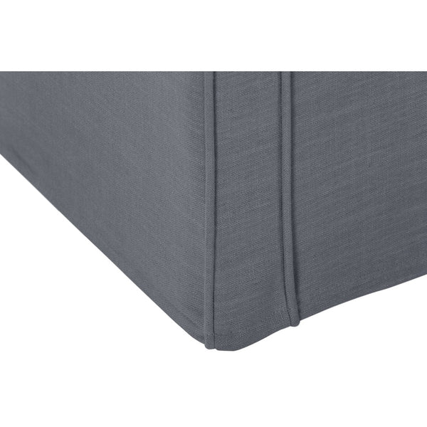 HomeRoots 53" Elegant Floral Upholstered Bench - Versatile Seating for Bedroom, Entryway, or Living Room Decor Dark Grey 490977