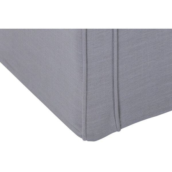 HomeRoots 53" Elegant Floral Upholstered Bench - Versatile Seating for Bedroom, Entryway, or Living Room Decor Light Grey 490979