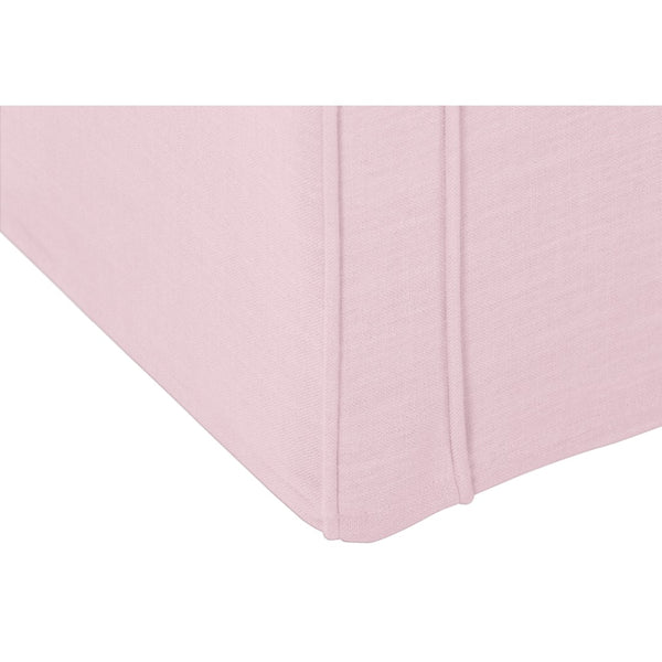 HomeRoots 53" Elegant Floral Upholstered Bench - Versatile Seating for Bedroom, Entryway, or Living Room Decor Light Pink 490981