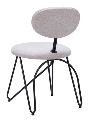 Novi Dining Chair - Set of 2 Dove Gray 110017 Zuo Modern