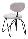 Novi Dining Chair - Set of 2 Dove Gray 110017 Zuo Modern