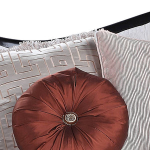 Homeroots 86" Beige Sofa And Toss Pillows With Black Legs   491041