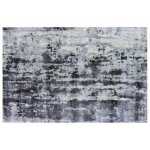 Homeroots 8' X 11' White And Blue Abstract Hand Loomed Area Rug  Other Material 491259