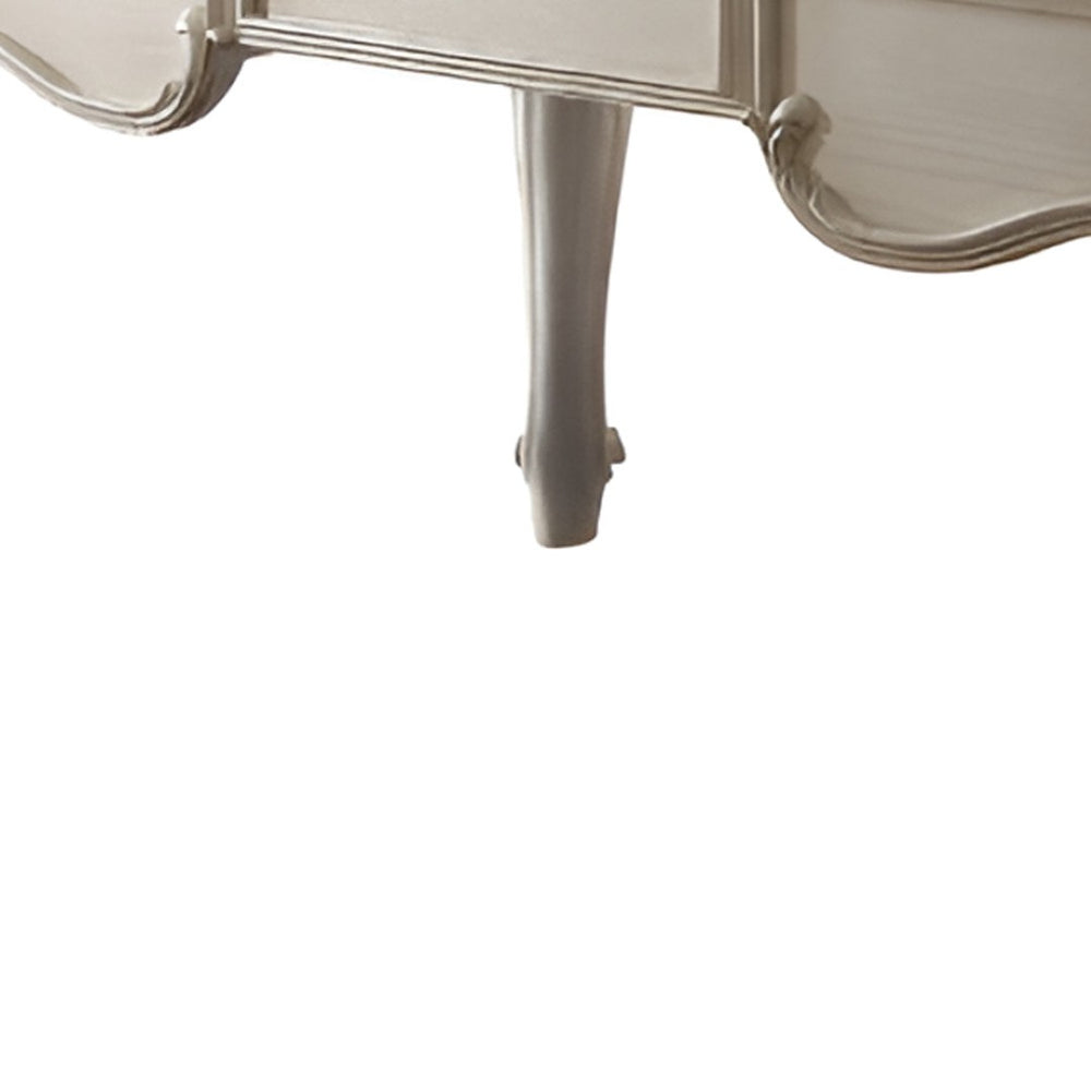HomeRoots 72" White Wood Executive Desk - Spacious Work Surface, 3 Drawers, Reversible Design for Any Office Layout 491396