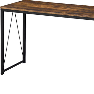 Homeroots 47" Brown And Black Writing Desk   491415