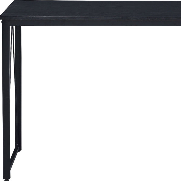 Homeroots 47" Black Writing Desk   491416