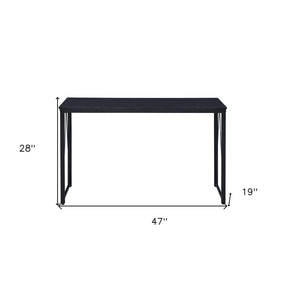 Homeroots 47" Black Writing Desk   491416