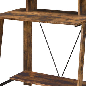 Homeroots 32" Brown Writing Desk   491426