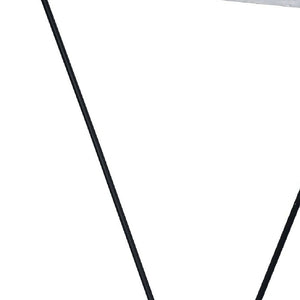 Homeroots 32" Antiqued White Writing Desk   491427