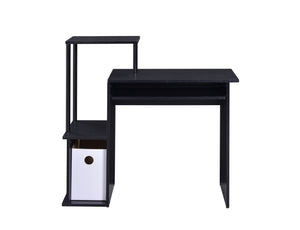 Homeroots 37" Black Computer Desk   491434