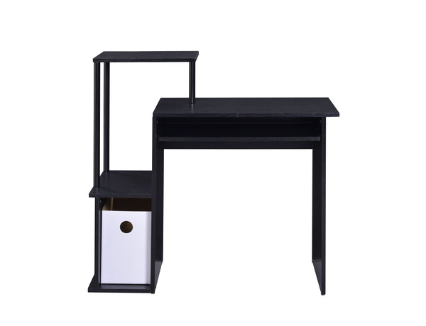 Homeroots 37" Black Computer Desk   491434