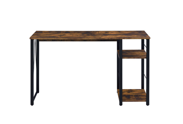 Homeroots 47" Brown And Black Writing Desk   491435