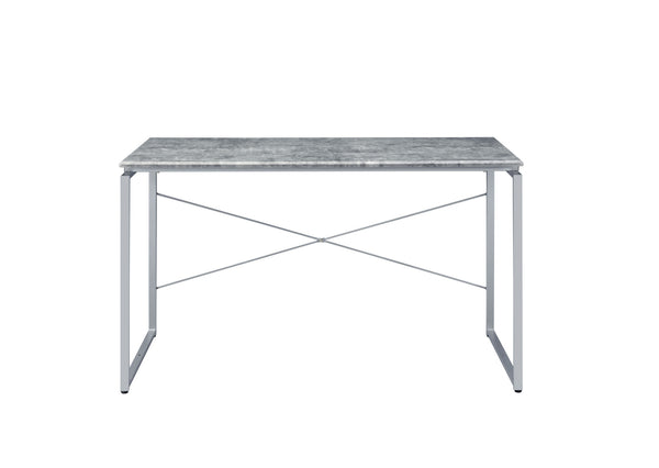 Homeroots 47" Gray And Black Writing Desk   491458