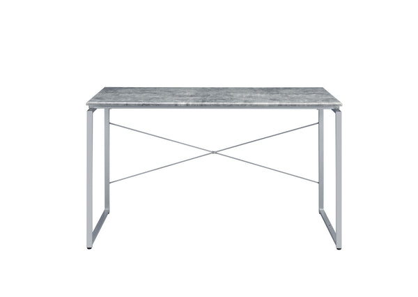 Homeroots 47" Gray And Black Writing Desk   491458