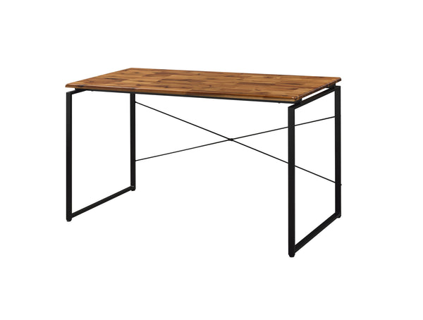 Homeroots 47" Brown And Black Writing Desk   491459
