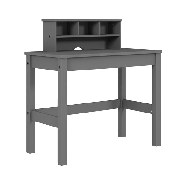 Homeroots 35" Gray Writing Desk   491466