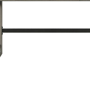 Homeroots 67" Brown L Shape Writing Desk   491523