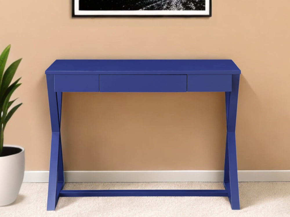 Homeroots 42" Blue Writing Desk   491530