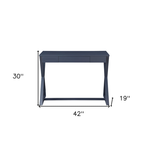 Homeroots 42" Charcoal Writing Desk   491531