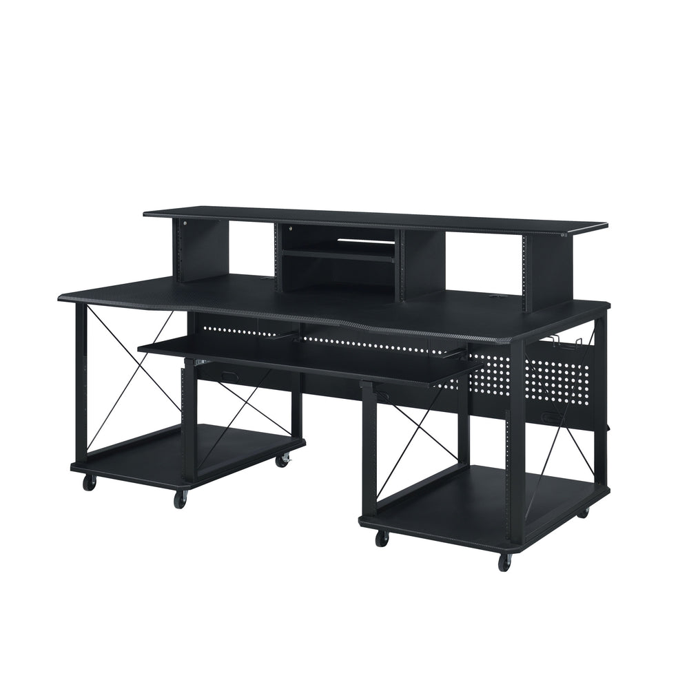 Homeroots 72" Black  Music Desk   491533