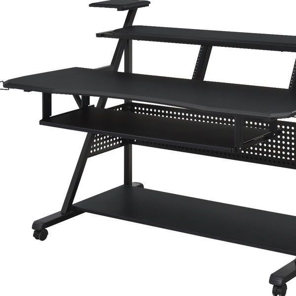 Homeroots 67" Black Music Desk   491535