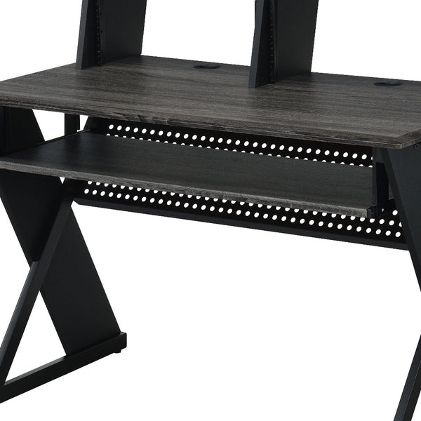 Homeroots 47" Black Music Desk   491537