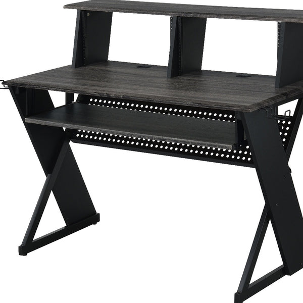 Homeroots 47" Black Music Desk   491537