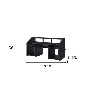 Homeroots 71" Black Music Desk   491539