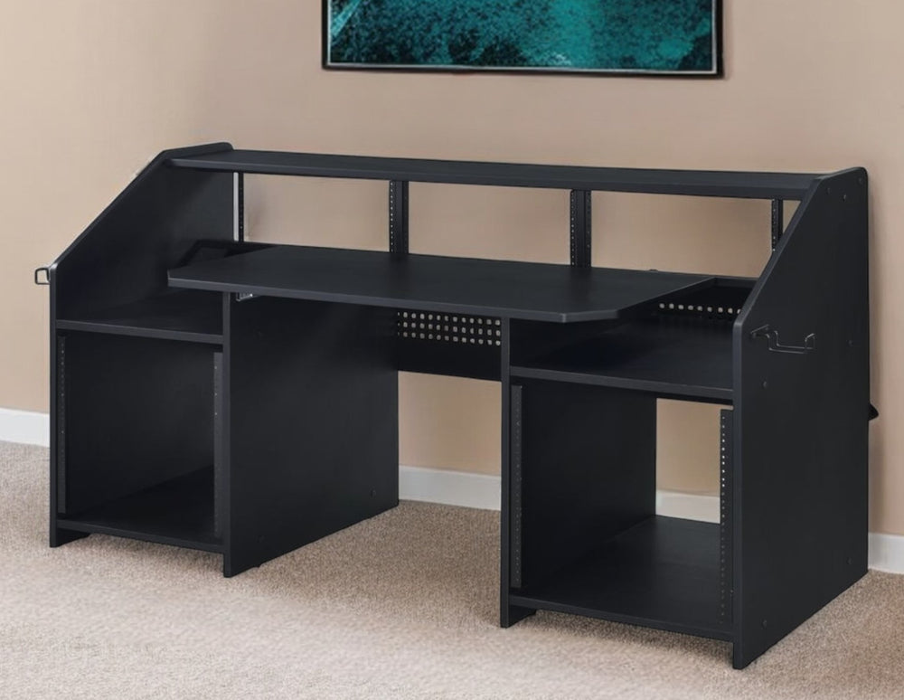 Homeroots 71" Black Music Desk   491539
