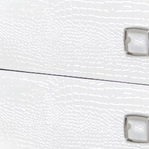 Homeroots 19" White Two Drawer Nightstand   491582