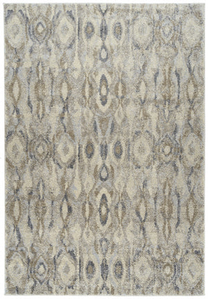 Homeroots 8' X 11' Grey Moroccan Area Rug  Polypropylene 491603