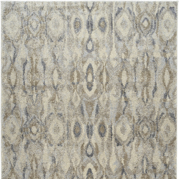 Homeroots 10' X 13' Grey Moroccan Area Rug  Polypropylene 491604