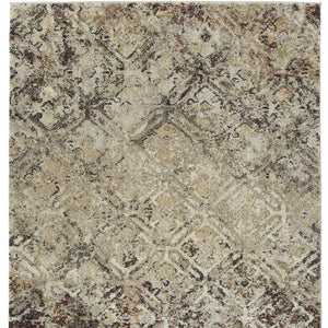 Homeroots 5' X 8' Brown Diamond Area Rug  Polypropylene 491618