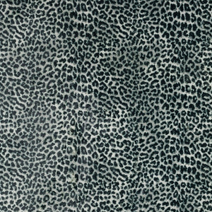 Homeroots 2' X 8' Black And Gray Leopard Print Shag Handmade Non Skid Runner Rug  Polyester 491668