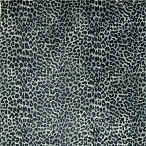 Homeroots 5' X 8' Black And Gray Leopard Print Shag Handmade Non Skid Area Rug  Polyester 491670
