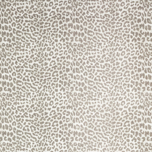 Homeroots 3' X 5' Beige And Cream Leopard  Print Shag Handmade Non Skid Area Rug  Polyester 491675