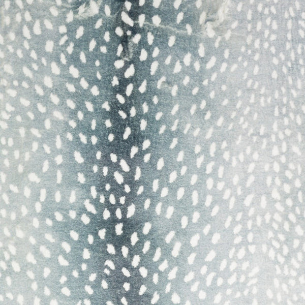 Homeroots 8' X 10' Grey Gazelle Print Shag Handmade Non Skid Area Rug  Polyester 491683