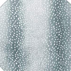 Homeroots 8' X 8' Grey Gazelle Round Shag Handmade Non Skid Area Rug  Polyester 491684